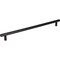 Jeffrey Alexander 320 mm Center-to-Center Matte Black Key West Cabinet Bar Pull 370MB - alternate 1